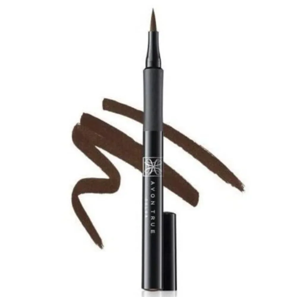 Avon True Color Super Extend Eyeliner Superextend Precise Liquid Pen Brown Suede